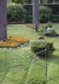 Заборчик садовый Ромбик